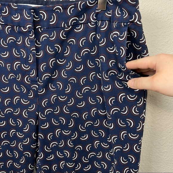 Boden Richmond 7/8 Rainbow Arc Ankle Pants Sz 14L - Picture 4 of 8